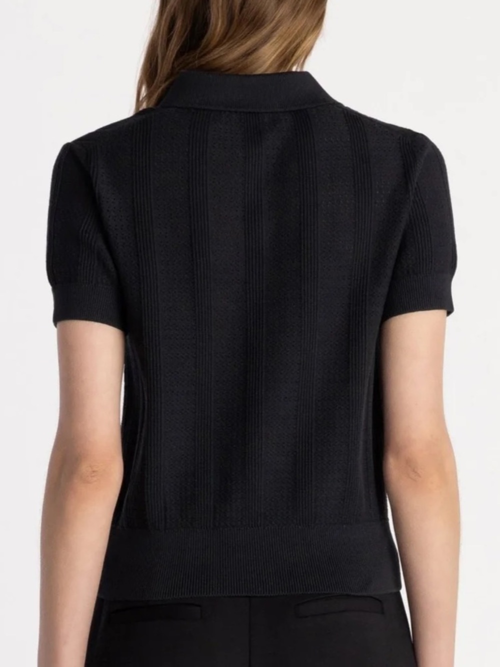 Basic Knit Button Polo - Picture 3 of 4